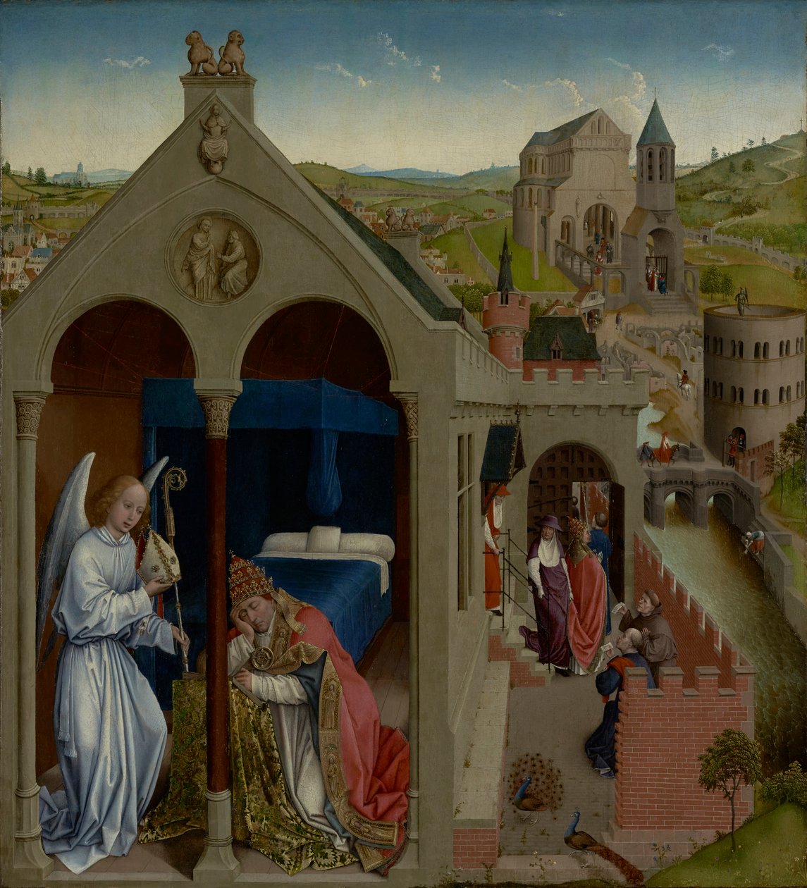Il sogno di Papa Sergio, c.1430 da Rogier van der Weyden