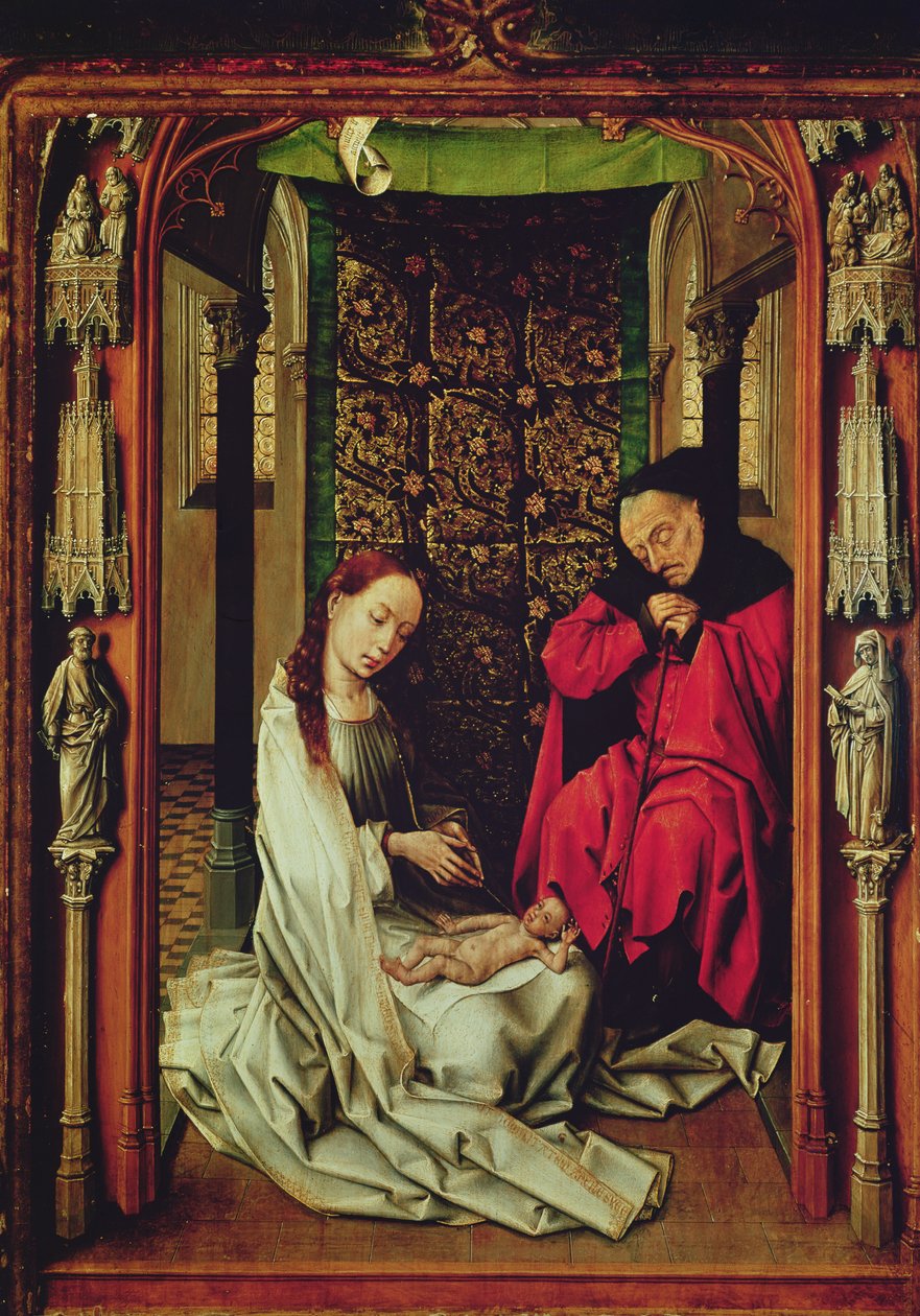 La Natività, ala sinistra di un trittico, c.1496 da Rogier van der Weyden