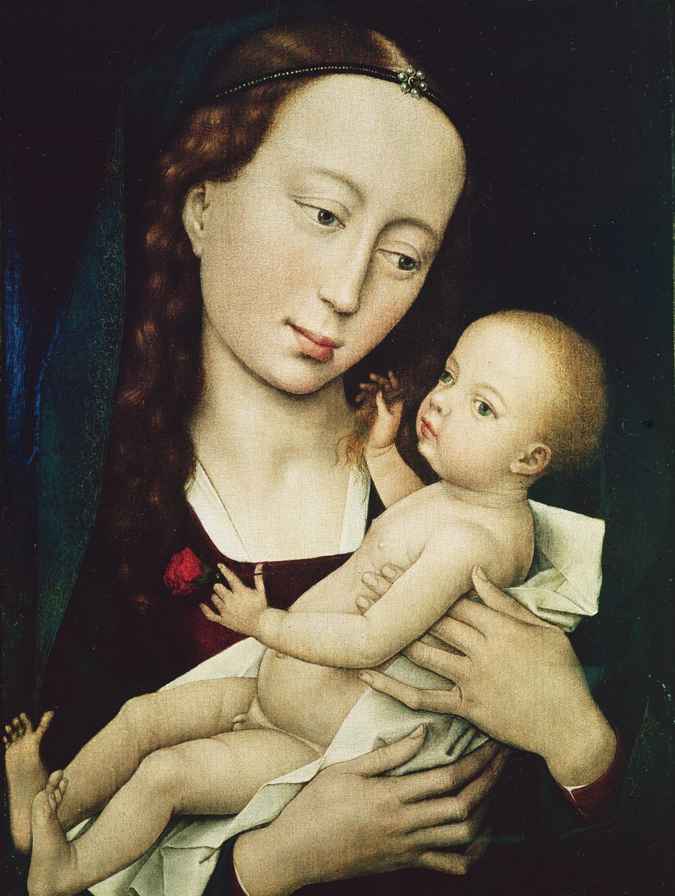 La Vergine e il Bambino, 1455 da Rogier van der Weyden
