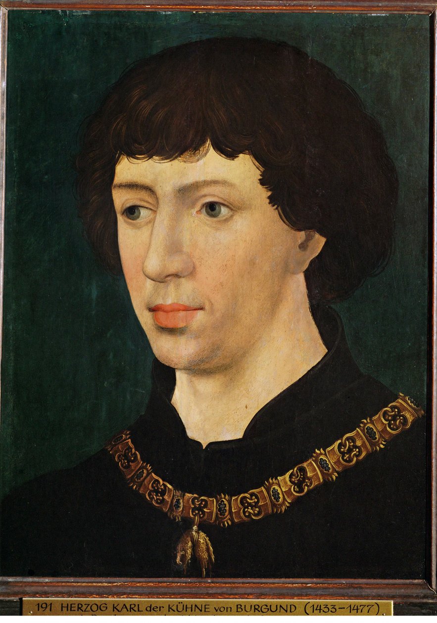 Carlo il Temerario, copia (dipinto) da Rogier van der (after) Weyden