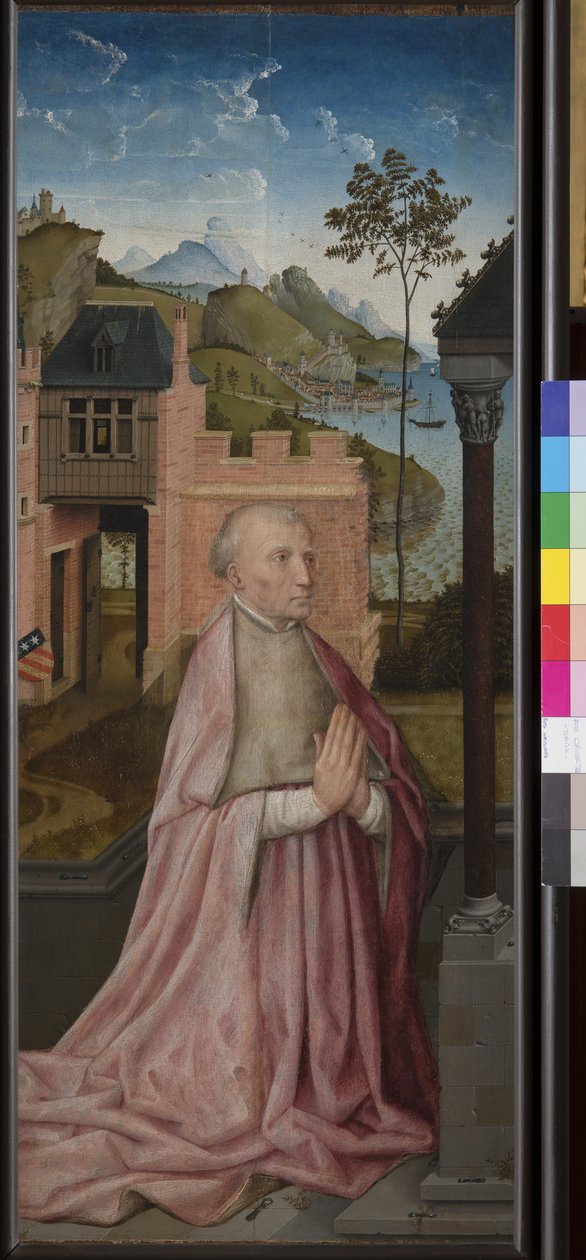Un devoto in preghiera da Rogier van der (workshop of) Weyden
