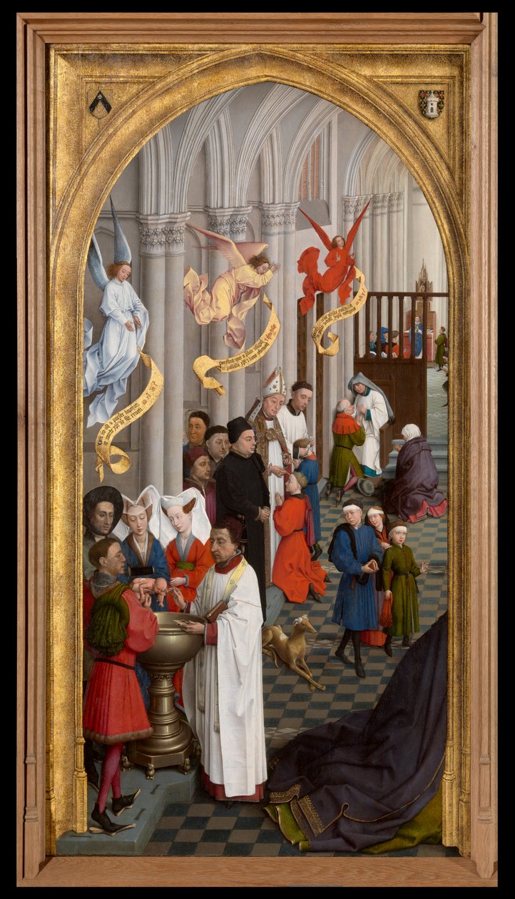Battesimo, Cresima e Confessione da Rogier van der Weyden