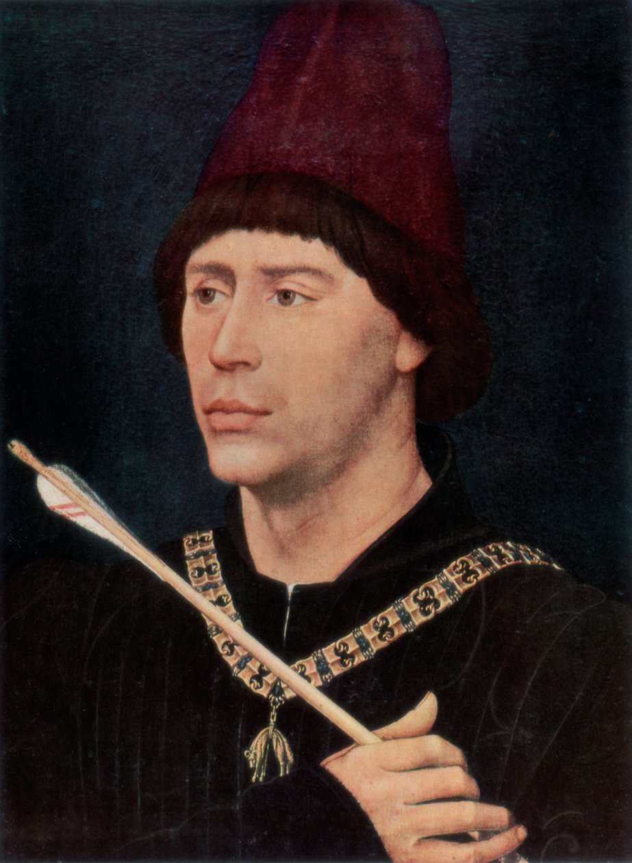 Ritratto di Antoine, bastardo di Borgogna, c1456 da Rogier van der Weyden