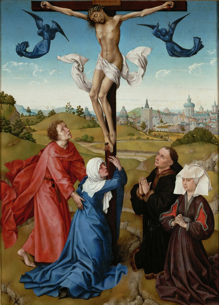 La crocifissione Il trittico della crocifissione, c. 1440 da Rogier van der Weyden