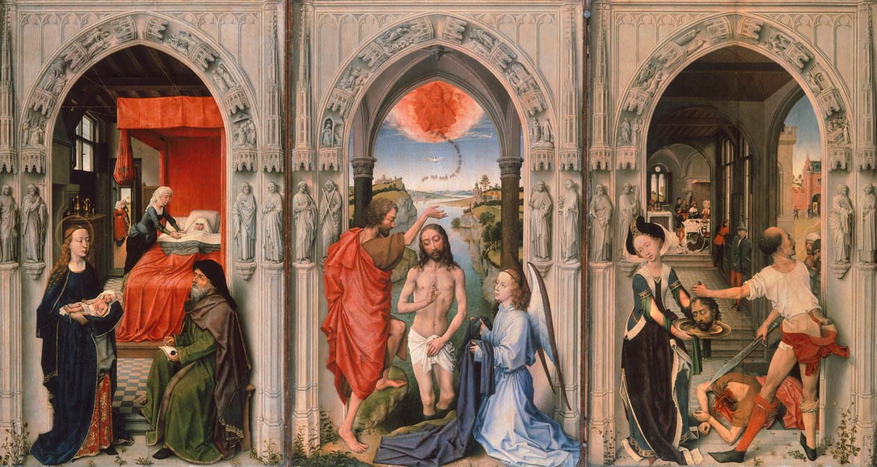 Trittico del Battista da Rogier van der Weyden