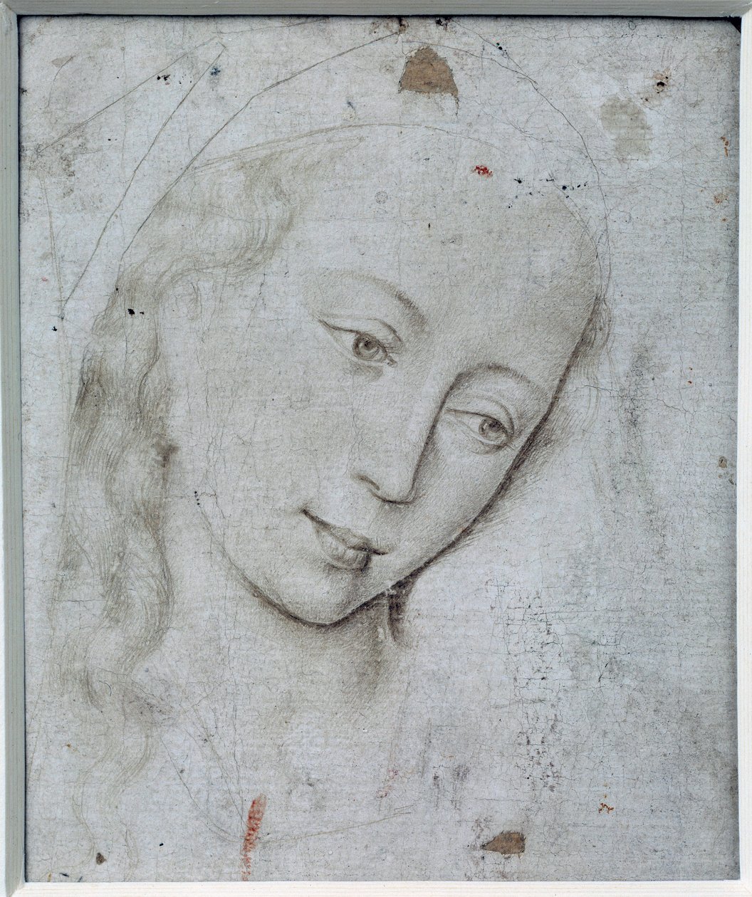 Testa della Vergine da Rogier van der Weyden