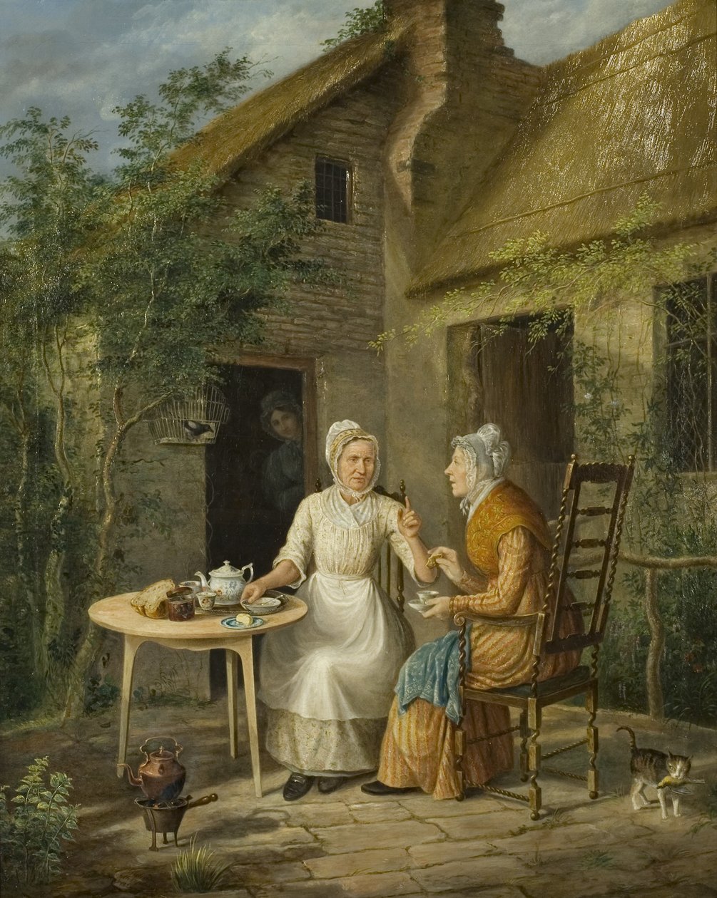 Le pettegole del villaggio, c.1828 da Rolinda Sharples