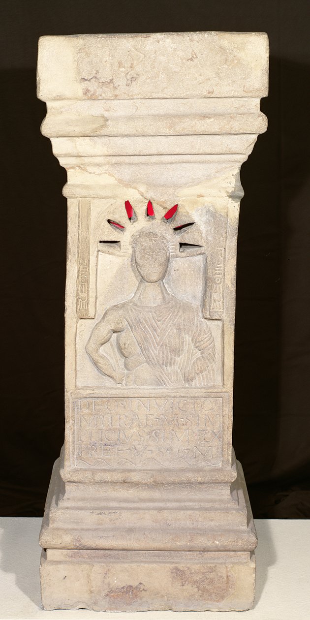 Altare del Mitreo, Carrawburgh, c.300 a.C. da Roman