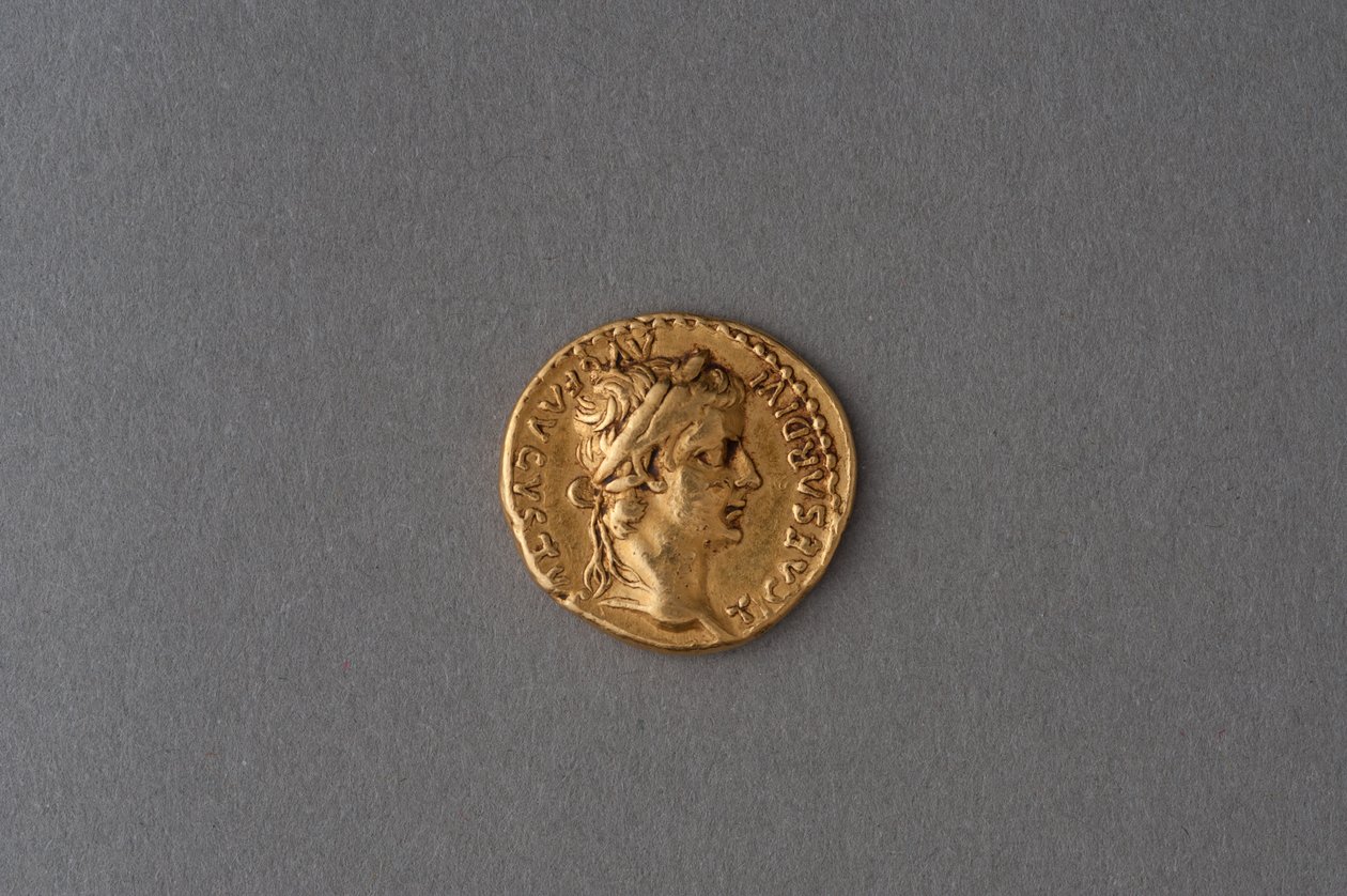 Aureo di Tiberio (oro) da Roman