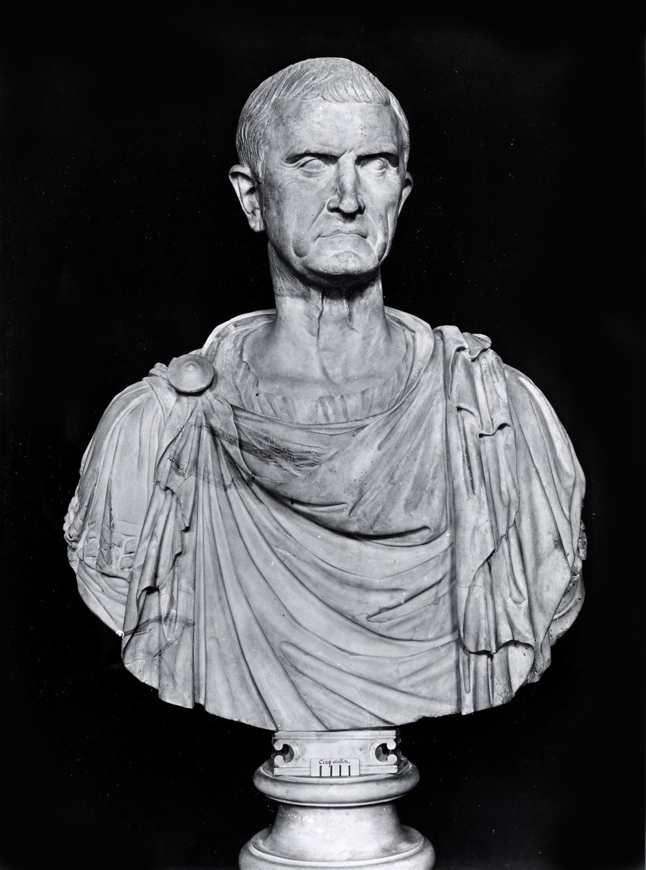 Busto di Marco Licinio Crasso (c.115-53 a.C.) da Roman