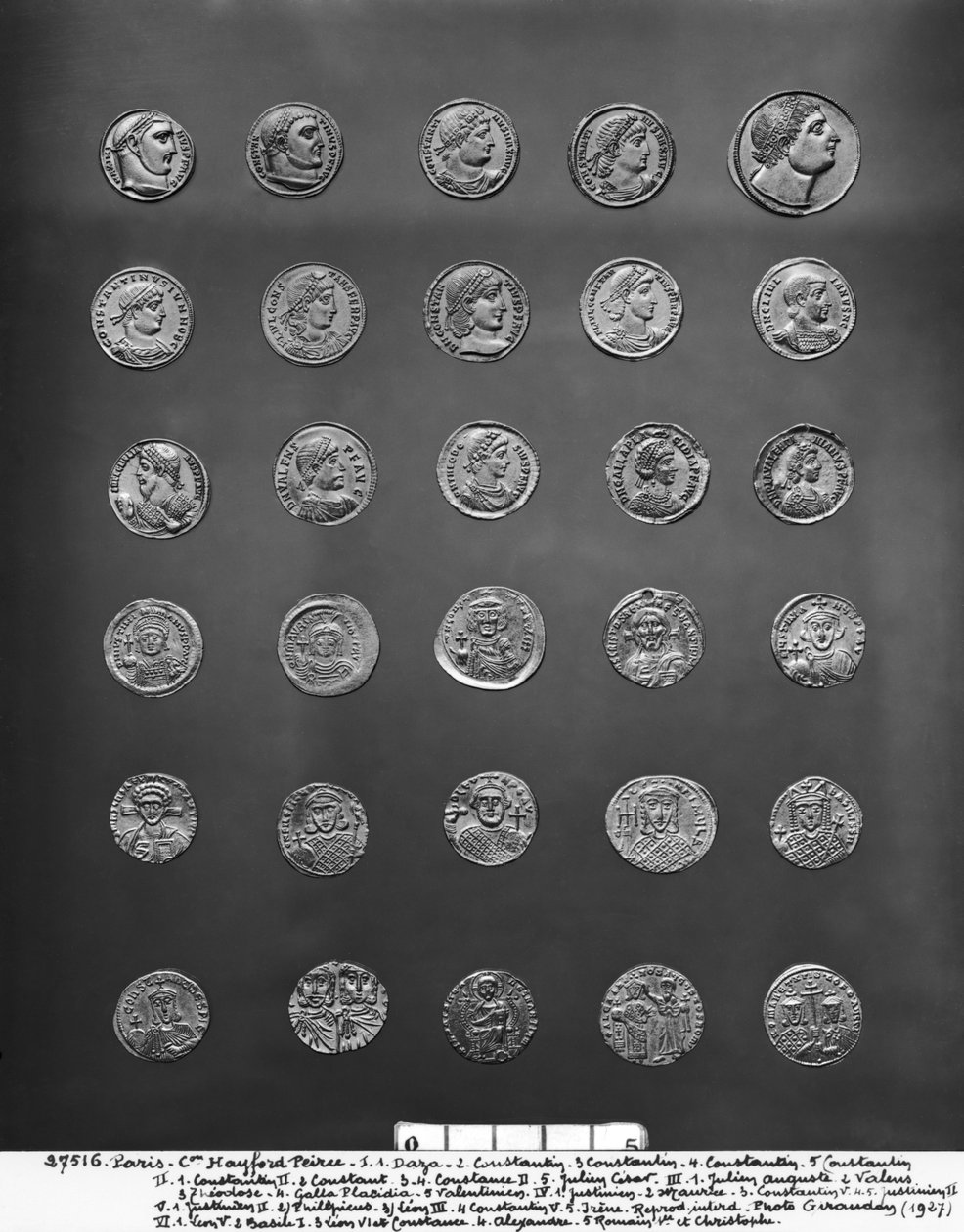 Monete bizantine e romane, 04-10° secolo da Roman