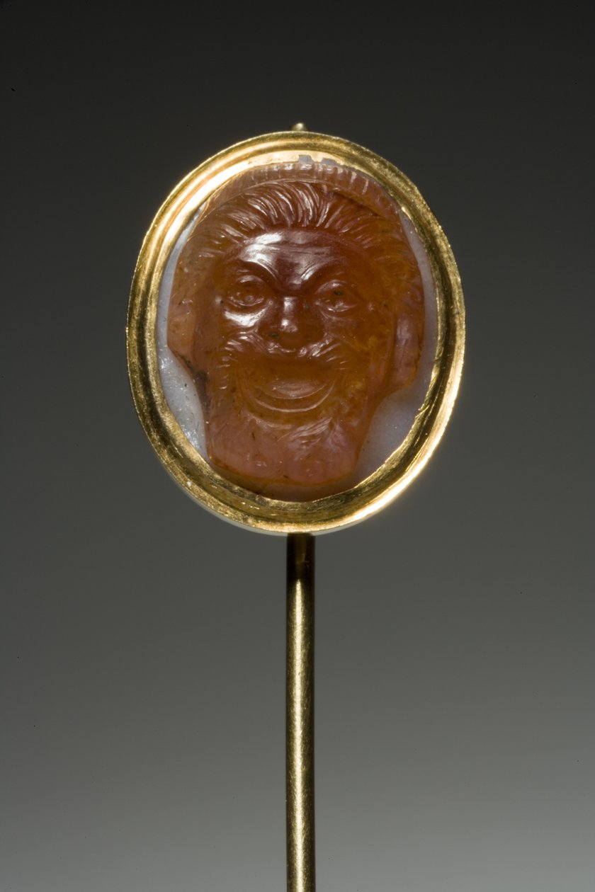 Cammeo di una maschera teatrale da Roman
