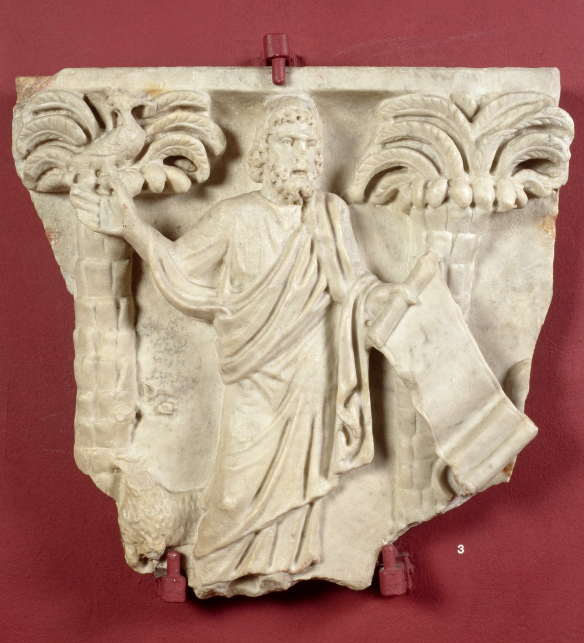 Cristo raffigurato come legislatore da Roman