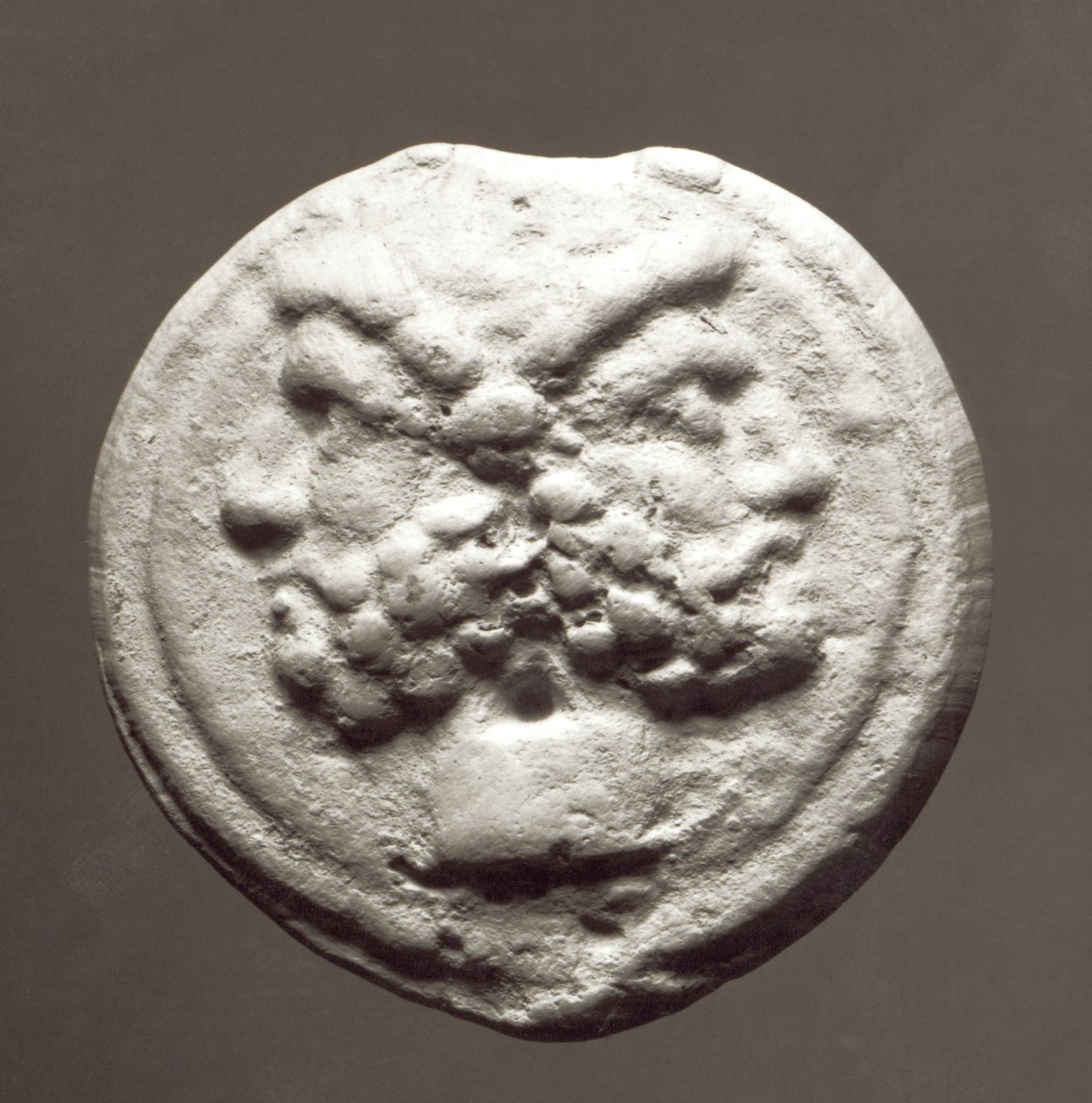 Moneta raffigurante il dio Giano, 753 a.C.-476 d.C. da Roman