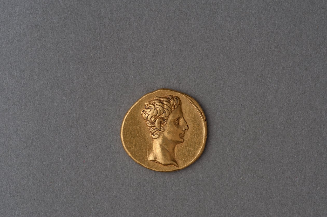 Moneta di Augusto (oro) da Roman