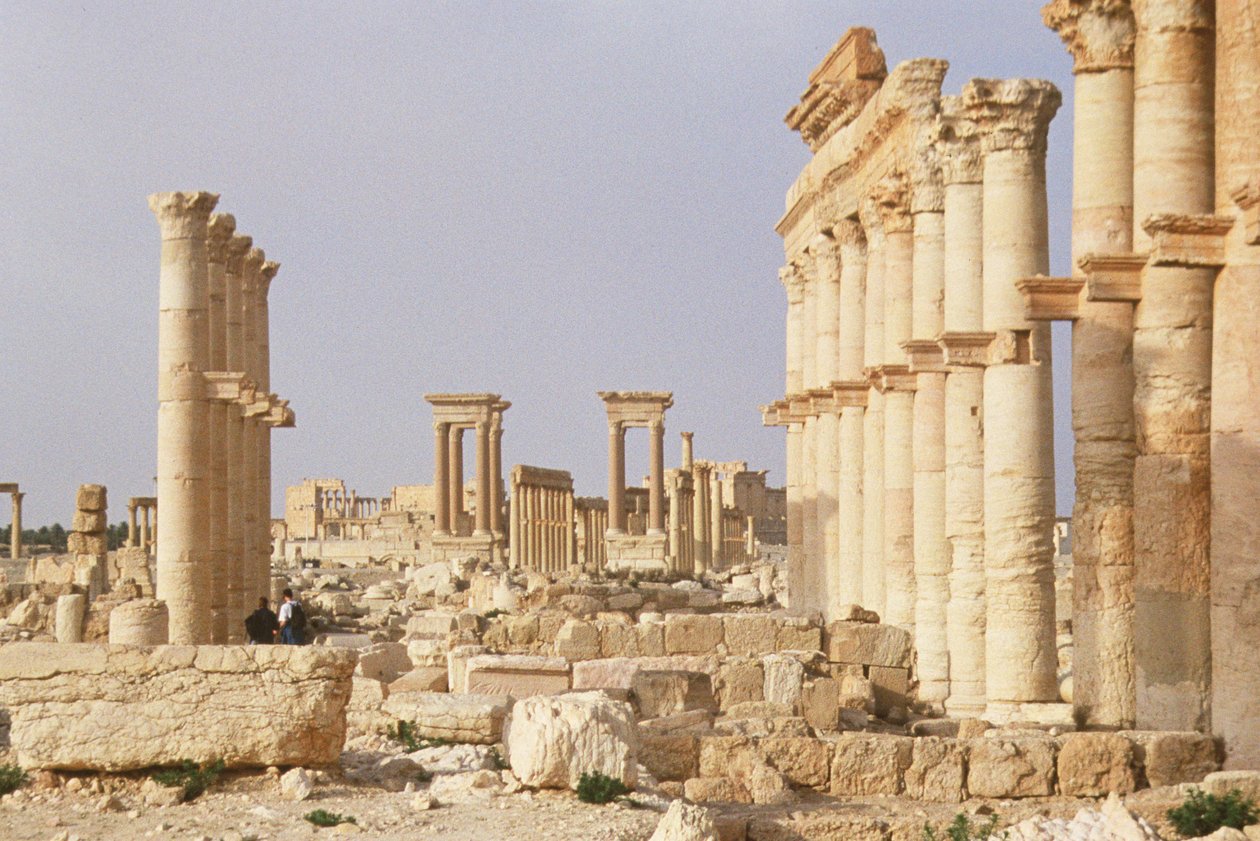 Strada colonnata che conduce al Tempio di Bel, costruita tra la fine del II e l