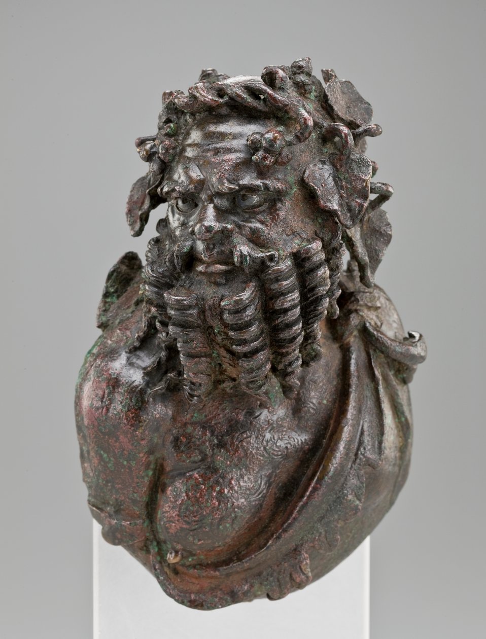 Busto decorativo di Sileno da Roman