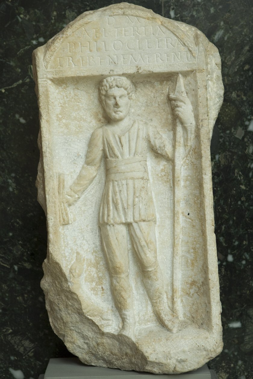 Stele funeraria, Periodo Imperiale Romano (30 a.C. - 500 d.C.) da Roman