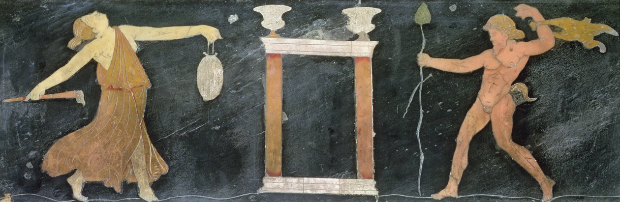 Menade e satiro danzanti (opus sectile) da Roman