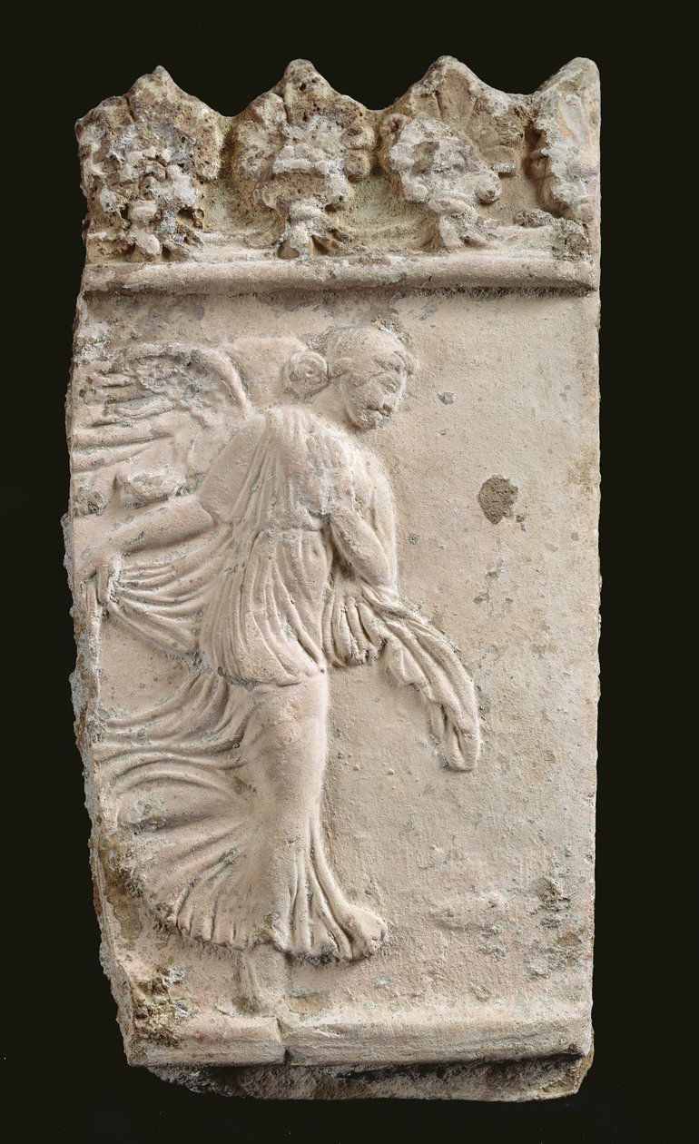 Nike danzante, frammento della placca Campana, I-II secolo d.C. da Roman