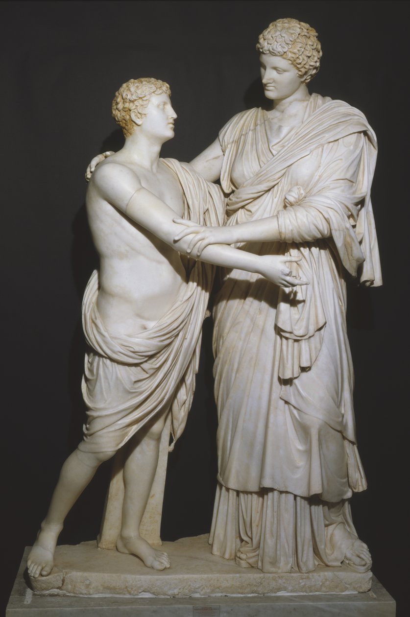 Oreste ed Elettra (marmo) da Roman