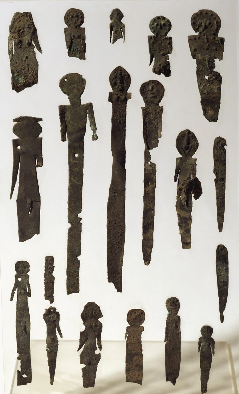 Pannello di figurine, da Lamina da Roman