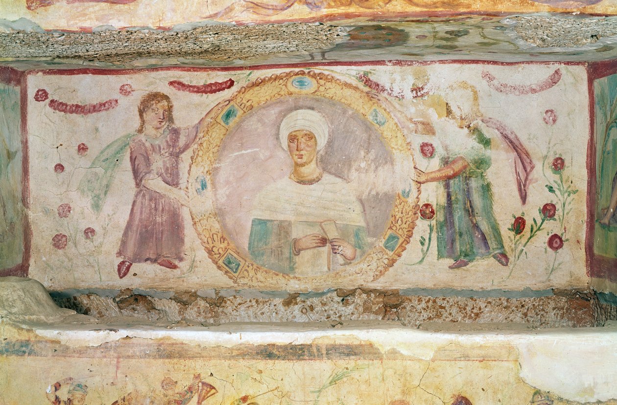 Ritratto di Aelia Arisuth, dalla tomba di Aelia Arisuth da Roman