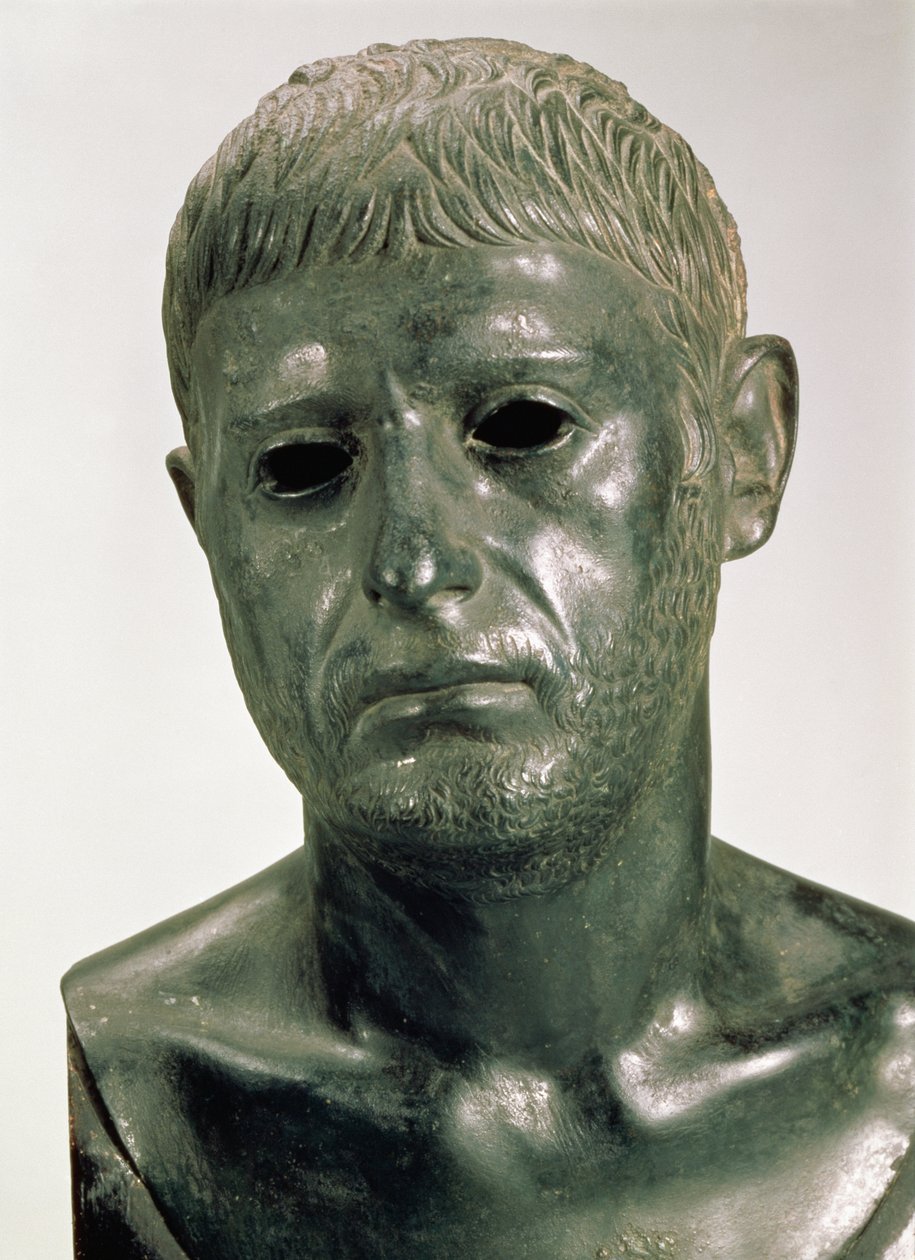 Ritratto di un guerriero romano sconosciuto, anni 30 d.C. da Roman