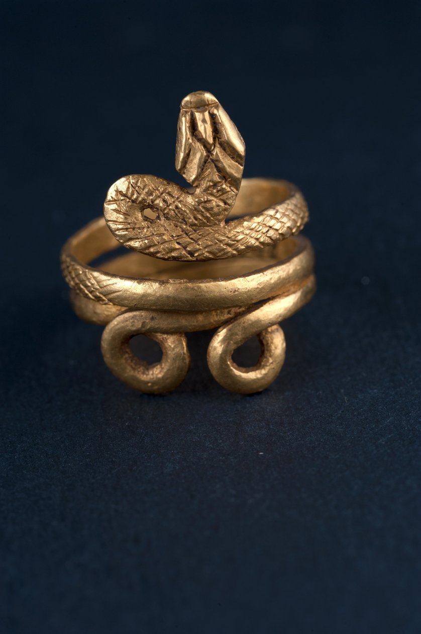 Anello a forma di serpente (oro) da Roman