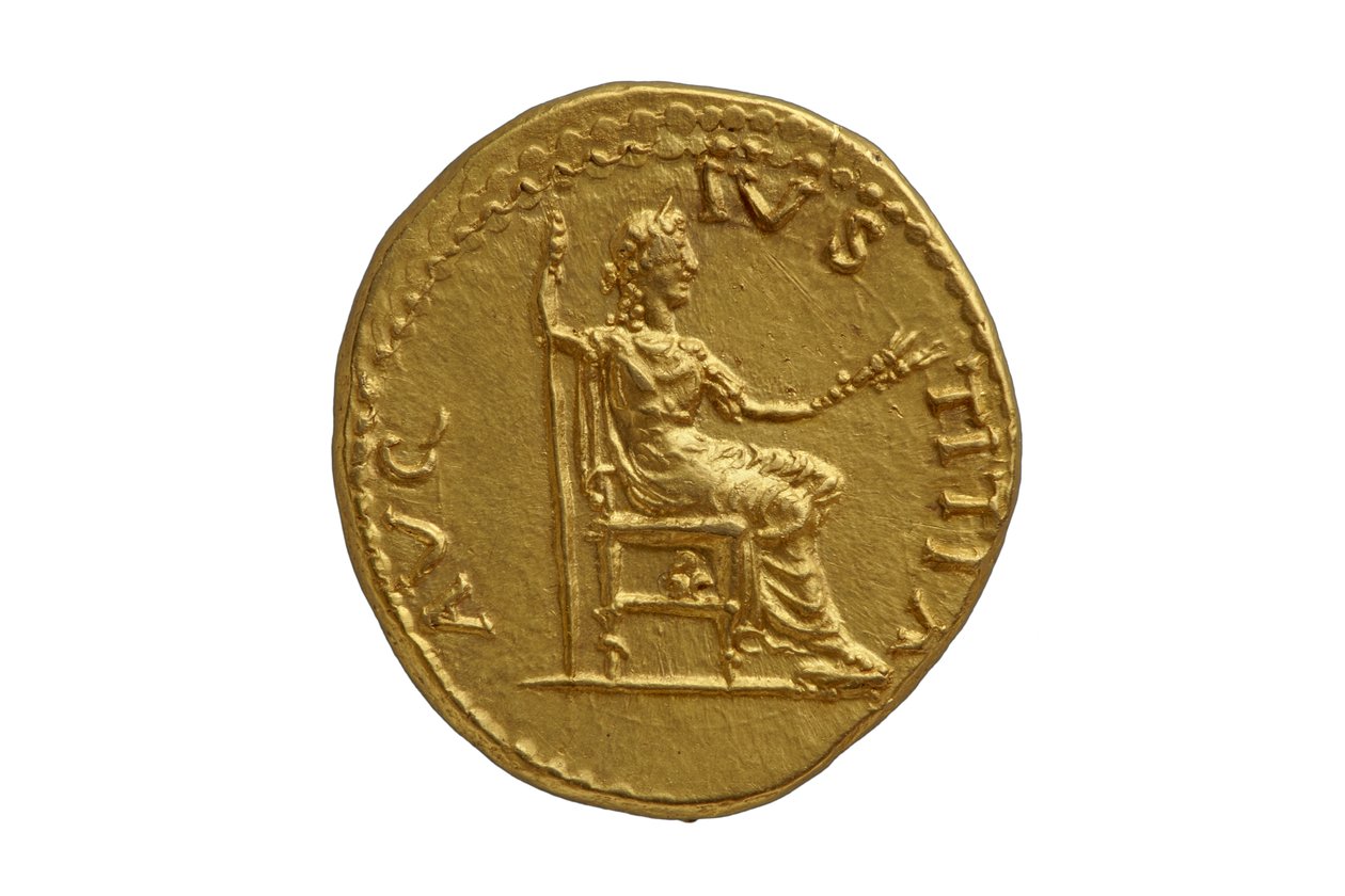 Moneta imperiale romana da Antiocheia ad Orontem, AD 72-73 (oro) da Roman