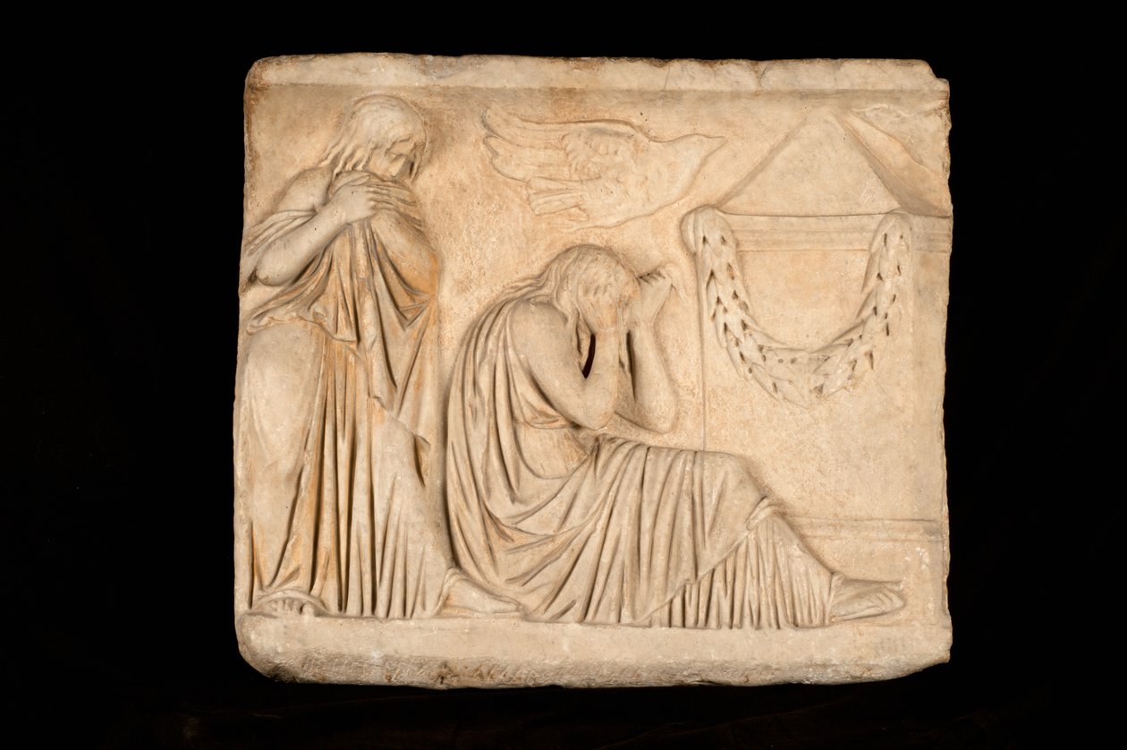 Sarcofago con scena di lutto da Roman
