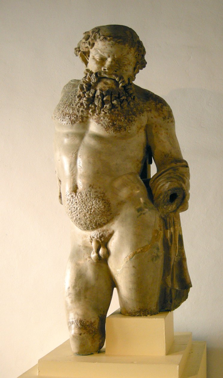 Silenus, ubriaco, copia di un originale greco da Roman