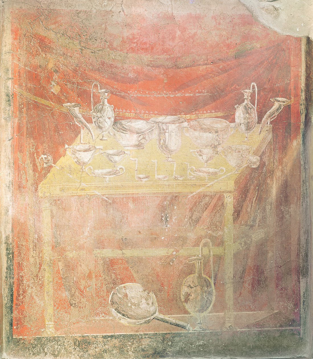 Argenteria su un tavolo da Roman