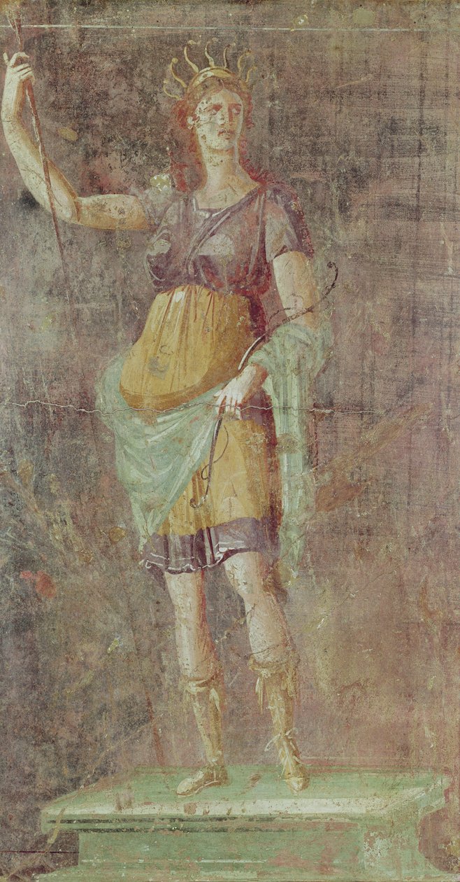 Statua di Diana, da Pompei, c.50-59 da Roman