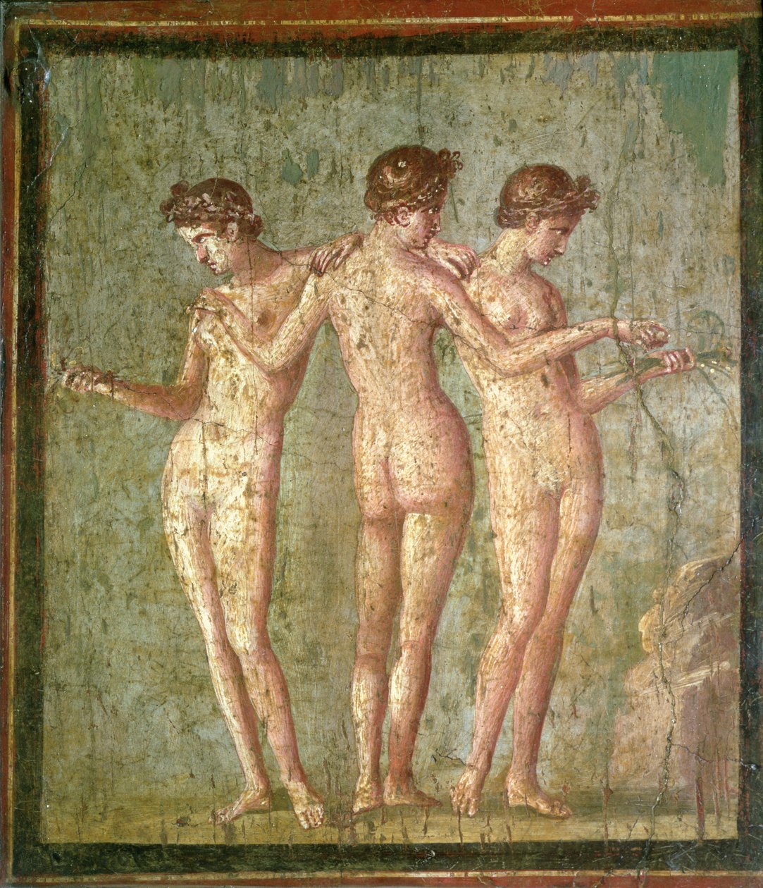 Le tre Grazie, da Pompei da Roman