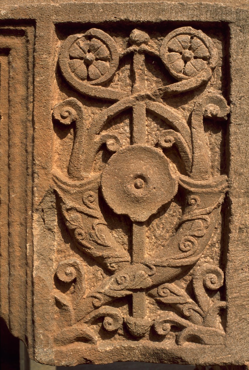 Frammento architettonico con decorazione scolpita, Mercato di Sertius, Alto Impero (27 a.C.-395 d.C.) da Roman Imperial Period