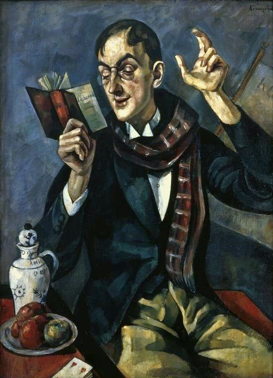 Ritratto del poeta Jan Lechon da Roman Kramsztyk