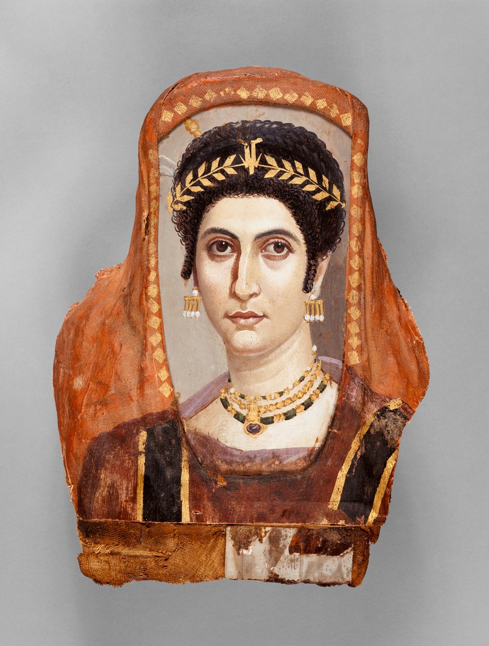 Ritratto di una donna mummificata da Roman Period Egyptian