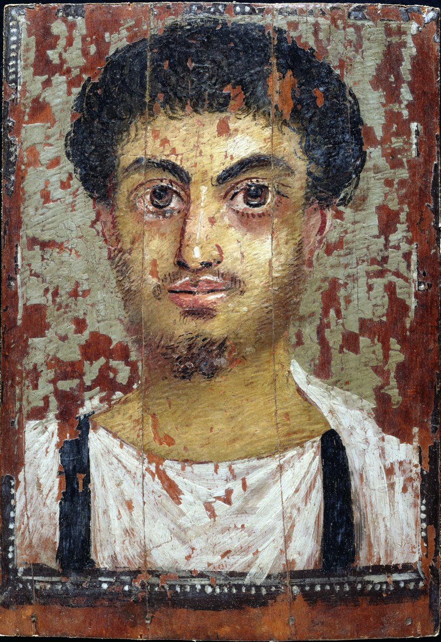 Ritratto di un giovane uomo da Roman Period Egyptian