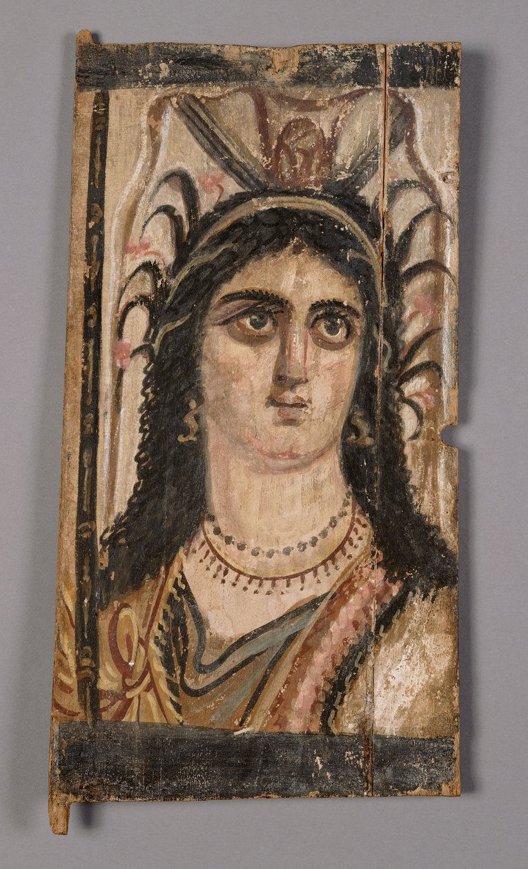 Pannello con immagine dipinta di Iside, 180-200 d.C. da Roman Period Egyptian
