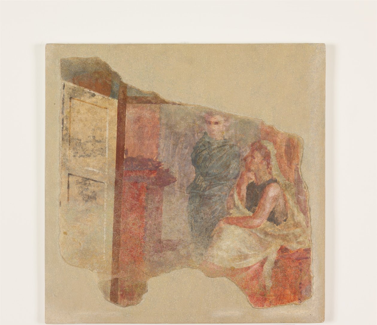 Frammento di pittura murale dal peristilio della Villa di Boscoreale, c.50-40 a.C. da Roman Republican Period