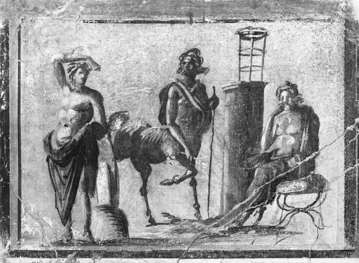 Apollo, Chirone e Esculapio, da Pompei da Roman Roman