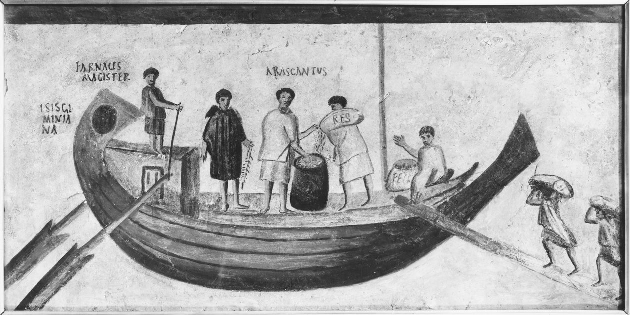 Caricamento di una nave mercantile da Roman Roman