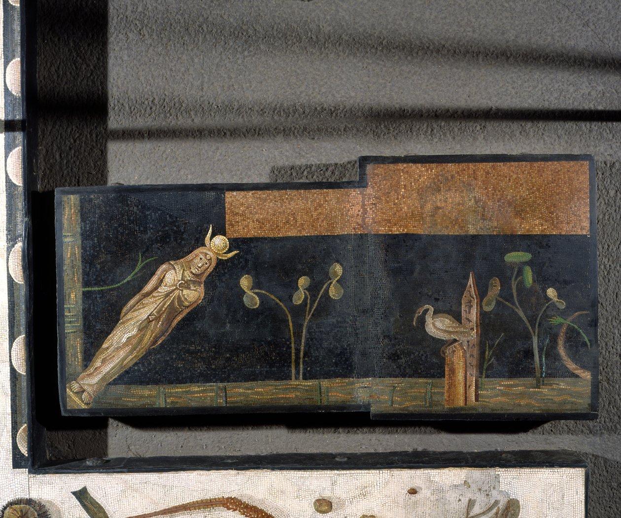 “Asarotos” (Pavimento non spazzato) Frammenti di mosaico firmati da Harakliton, Roma, II secolo d.C. da Roman