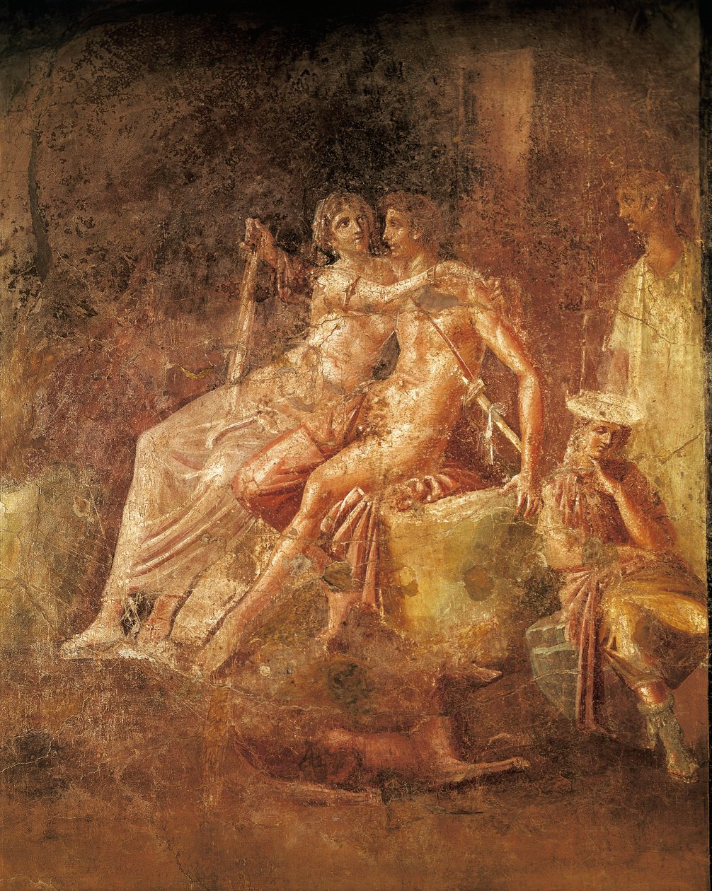 Affresco raffigurante Ares e Afrodite, Casa del Citarista, Pompei da Roman