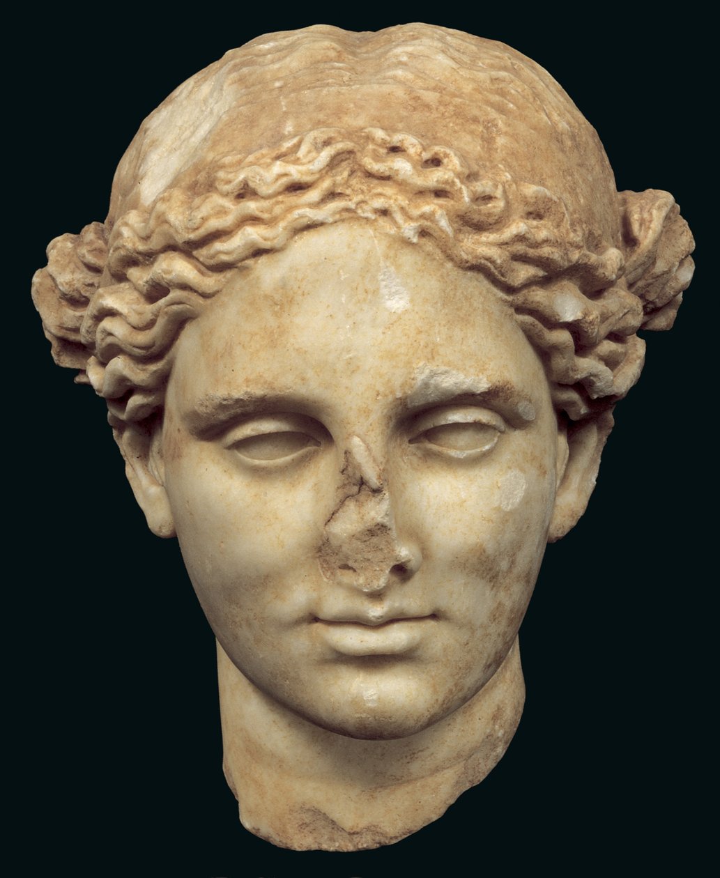 Testa di Apollo Sauroktonos (l
