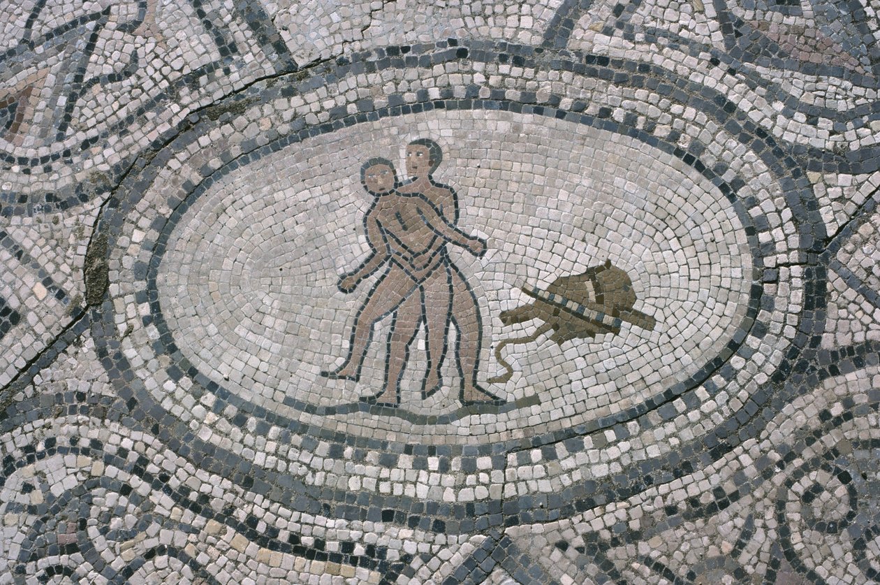 Ercole e Anteo, dal pavimento della 