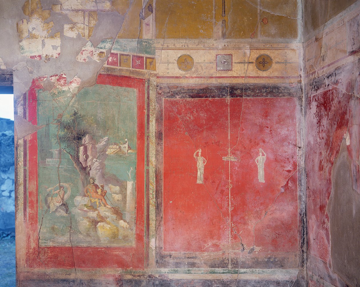 Ercole nel giardino delle Esperidi, dalla Casa del Sacerdote Amandus da Roman