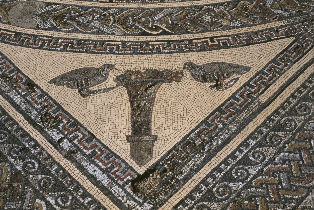 Casa di Orfeo, Orfeo circondato da animali selvatici (dettaglio) da Roman