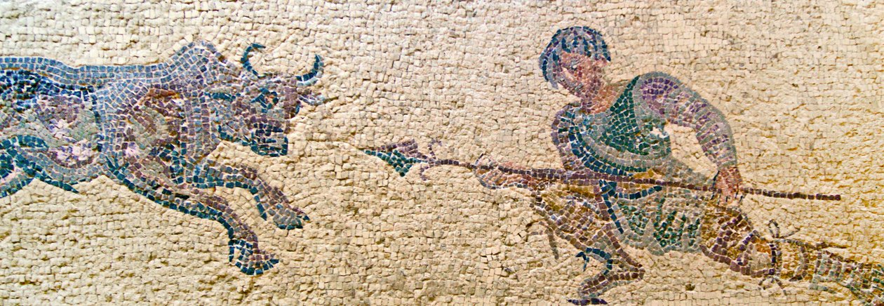 Scena di Caccia, Casa di Dioniso, Paphos, Cipro da Roman